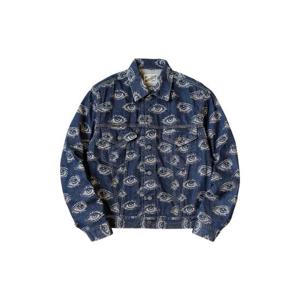 Kapital캐피탈 12온즈 스피크이지 데님 써드 자켓 인디고 K2409LJ002