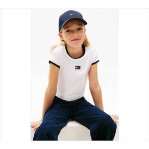 [타미힐피거칠드런] 헤리티지 플래그 립 티셔츠 T42G0KKO430GT1 (3컬러) T42G0KKO430GT1