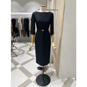 [모조에스핀] J261XSE007 셔츠 배색 플레어 원피스 J261XSE007