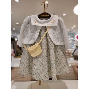 [쇼콜라] 쇼콜라 리올원피스젤라가디건세트 (TTPMOE113A)여름여아외출복백일돌두돌선물 TTPMOE113A