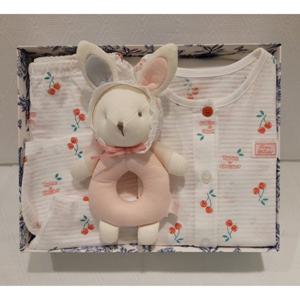 [쇼콜라] 쇼콜라 클로드내의니아애착인형세트 (TNPRXS519A)여아여름실내복출산백일돌선물 TNPRXS519A