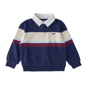 [블루독] 카라스트라이프맨투맨 티셔츠 2611533402 2611533402