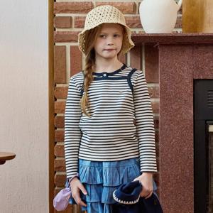 [블루독] 스트라이프레이어긴팔 티셔츠 2611533050 2611533050