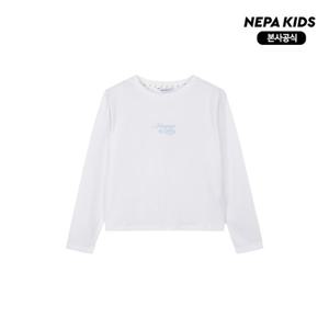 [네파키즈] KM25303 여아 포인트 긴팔티셔츠 본사직영