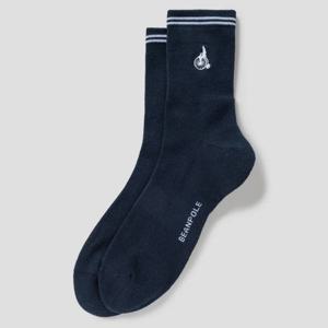 [빈폴] [발편한] 남성스트라이프 중목양말-네이비BE61KTM51R 026