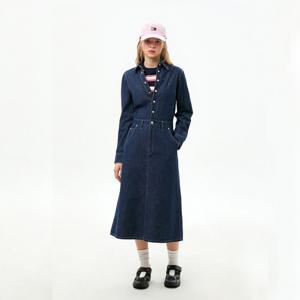 타미진스 여성 데님 롱 슬리브 원피스 T32G0NOP01TWL1