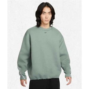 나이키 NIKE 테크 플리스 루즈 핏 크루 M - 클레이 그린 블랙 HV6538-364 2500449