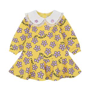 [프렌치캣] 프렌치캣5 옐로우플라워나염원피스 (Q61DBO130) Q61DBO130