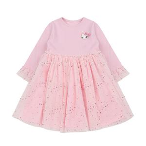 [프렌치캣] 프렌치캣5 핑크도트샤배색원피스 (Q61DDO350) Q61DDO350