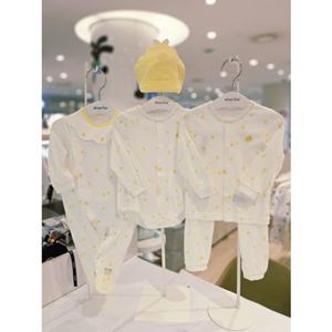 [압소바] 모니 뱀부 슈트(모자) 우주복 내의 3종세트 (A2A110612) A2A11061