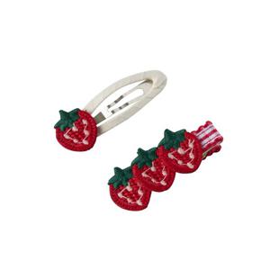 [리틀그라운드] 룰라비(76112-872-03)쁘띠스트로베리헤어핀 아동여아 악세사리 선물 공주 데일리 코디 7911287203