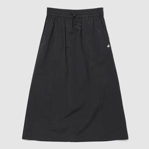 [르꼬끄] 여성 스트레치 우븐 루즈핏 스커트 QR122OSK21_BLK QR122OSK21