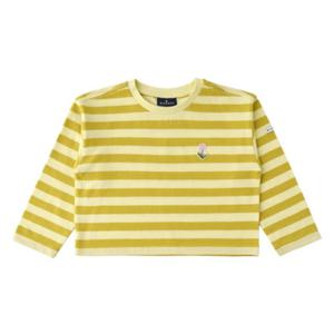 [블루독] 스트라이프플라워긴팔 티셔츠 2612533050 (2color) 2612533050