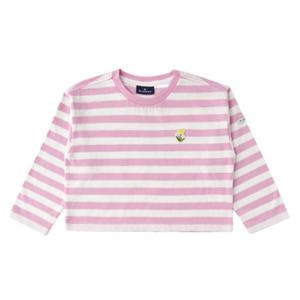 [블루독] 스트라이프플라워긴팔 티셔츠 2612533051 (2color) 2612533051