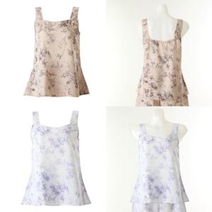 [와코루 란제리] 프리미엄 수입 실크처럼 부드러운 런닝형 여성 여름잠옷 나시 (WDW3820R) WDW3820R