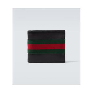 구찌 Web Trademark  레더 바이폴드 지갑 P01151223