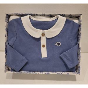 [쇼콜라] 쇼콜라 BL컬라바디슈트 (TNPMS113B)남아여름실내외복출산백일선물 TNPMS113B