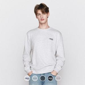 [지오다노] 026513 남성 라운드넥 면 테리 맨투맨 티셔츠 01026513 026513