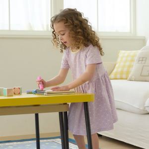 [블루독] 하트반팔원피스치마 라운지웨어 2693054451 (2color) 2693054451