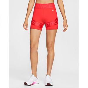 나이키 프로 스컬프트 여성 드라이 핏 하이웨이스트 5인치 바이커 쇼츠 - 라이트 크림슨엠버 글로우화이트 HV2367-633 273460