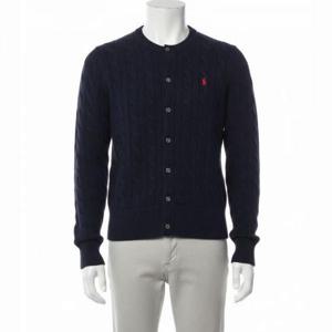 폴로 랄프로렌 여성 케이블 니트 가디건 꽈배기 포니 로고 자수 211891643002