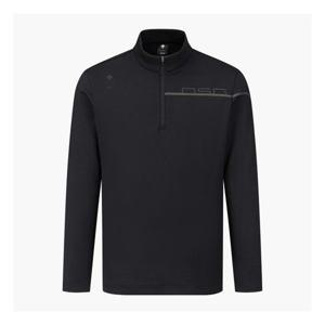 데상트 GOLF 남성 가루이시 반집업 긴팔 티셔츠 DQ42MFTLO3 DQ42MFTLO3_BLKG 279325