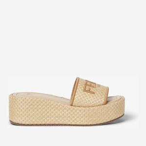 펜디 코튼 슬라이드 샌들 8R8515AUHI F1DAI NATURALE RAFIA
