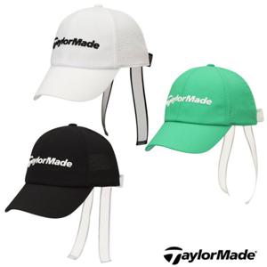 [테일러메이드] 테일러메이드 어패럴 골프 모자 26 S S HC66621 999 여성 여름 서커 볼캡 리본 야구모 TWHC66621999