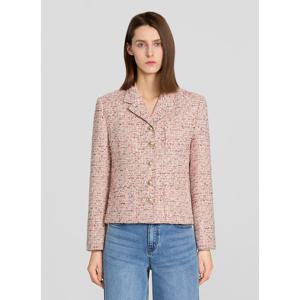 [쉬즈미스]글리터 트위드 카라 자켓 SWWJKP11070