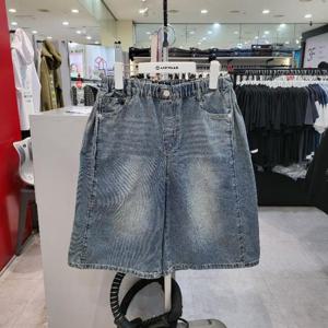 에어워크주니어 sh06 7부 스판데님 맞주름 버뮤다팬츠 R262G3173A