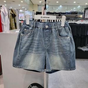 에어워크주니어 sh06 3.5부 맞주름 데님팬츠 R262G3177A