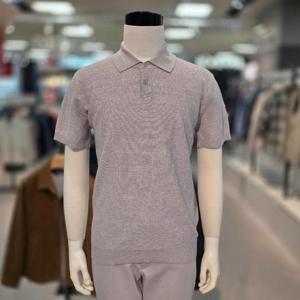 트레몰로 HC05 남성 트레몰로 워셔블 카라 반팔 니트 티 TRHBS6M042421