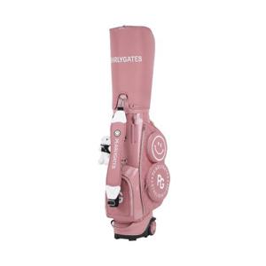 파리게이츠골프캐디백 PQS 521E3CB001_PK 여성 스마일 퀼팅 트롤리 캐디백 & 바니 키링