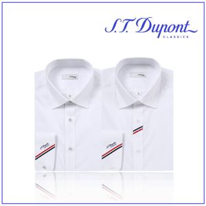 [듀퐁셔츠] 듀퐁 일반핏 긴소매 시그니처 삼선 화이트 셔츠 2종 택1(SE4SM12LS908SWH외) SE4SM12LS908
