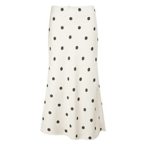 질스튜어트 뉴욕 여성 26SS 아이보리 도트 플레어스커트 JSSK6B180IV