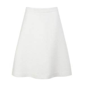 질스튜어트뉴욕   26SS 화이트 글리터장식 폴리혼방 트위드스커트 JSSK6B320WT