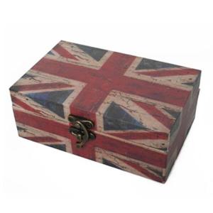 아트박스/진바스 빈티지한 유니언잭 미니 수납박스