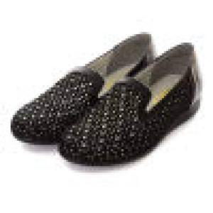 [바이네르] 3V69 여성 컴포트 펀칭디테일 단화 3cm 블랙 3V69