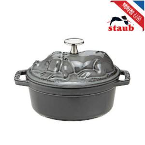 [즈윌링] 스타우브 돼지 꼬꼬떼 17cm 그레이 ST121718