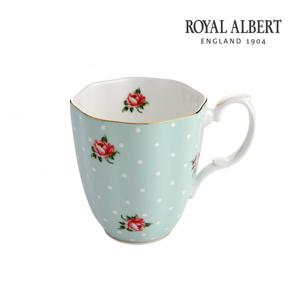 [로얄알버트] 뉴황실장미 빈티지머그 1P (폴카로즈)