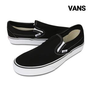 반스 운동화 코어클래식 솔리드 슬립온 블랙 VN000EYEBLK