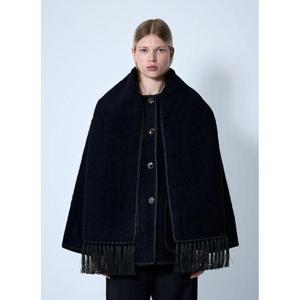 26 SS 토템 여성 자수 스카프 재킷 tot0261029blk