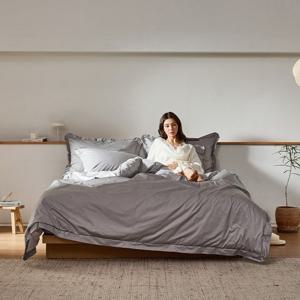 [라뽐므] 호주산 양모 면80수 무봉제양모침구세트 킹(K) 이불+패드+베개커버+세탁망