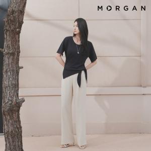 모르간 26SS 에센셜 밴딩팬츠