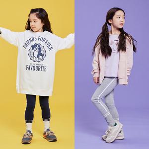 [지오다노주니어] 03492501 여 스트라이프 레깅스