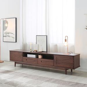 [채우리] 일비 고무나무 원목 2000 거실장