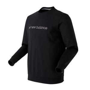 뉴발란스 NBNCB21063-BK 공용 긴팔티 맨투맨 레터 로고 STANDARD