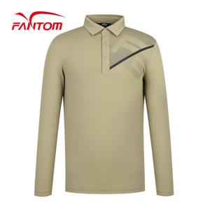 [팬텀] 남성 로고 프린트 카라 긴팔 티셔츠