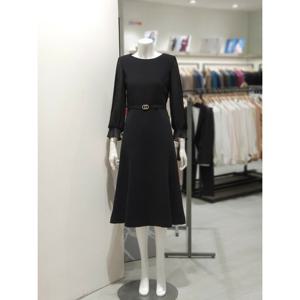 [KL] 슬리브 배색 A 라인 원피스 KGOPOD9100