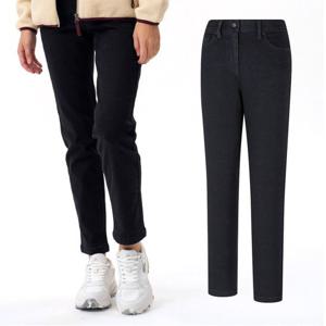 무료배송 [콜핑공식] 콜핑 여성 가을 슬림핏 기모 블랙진 2003PK862W